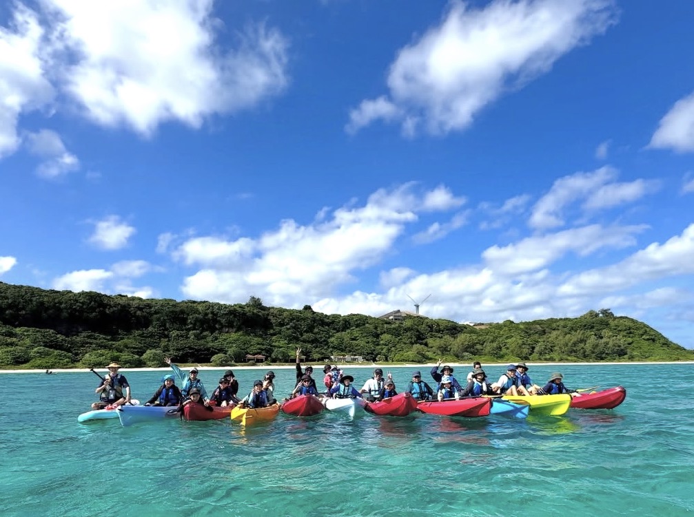 沖縄 シーカヤック体験学習｜小学校授業で実施しました