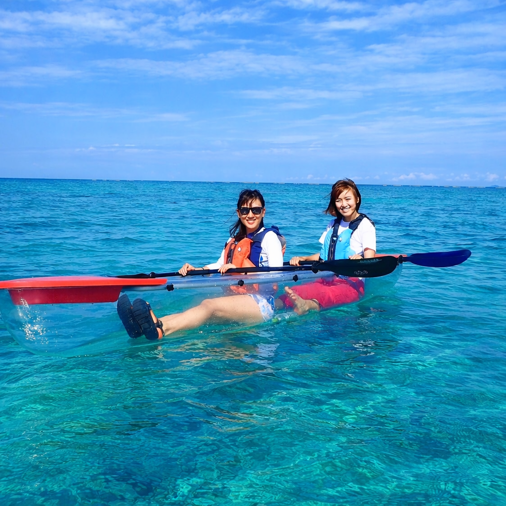 沖縄の海を“そのまま見る”感動｜女性も安心のクリアカヤック体験